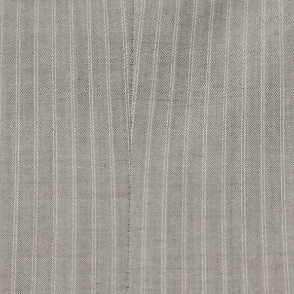 Zara Man 100% Wool Blazer Striped Beige Size 40 EU (Medium) Neutral Elegant - Picture 8 of 10